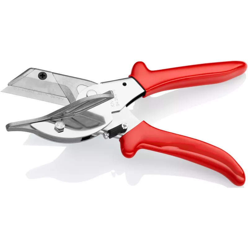 Knipex 94 35 215 Gérovacie nožnice na plastové a gumové profily, 215 mm