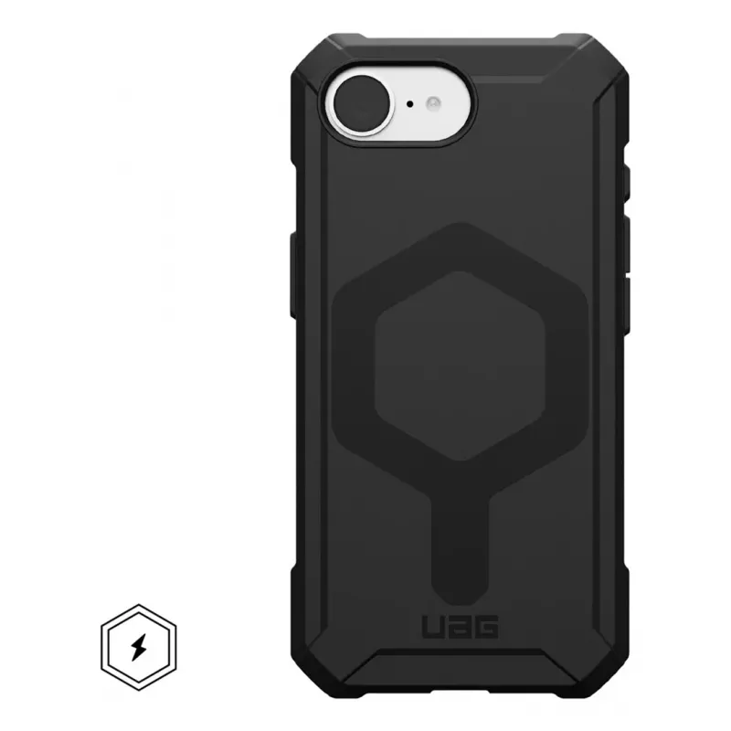 Urban Armor Gear 114496114040 Essential Armor MagSafe puzdro na telefón Apple iPhone 16e, čierne