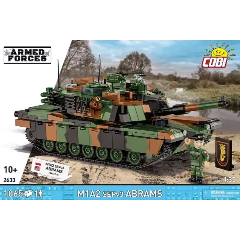 Stavebnica Cobi M1A2 SEPV3 Abrams model s 1 065 kockami