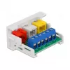 RCA modul DeLOCK Easy 45 3 x RCA konektor samica 22,5 x 45 mm