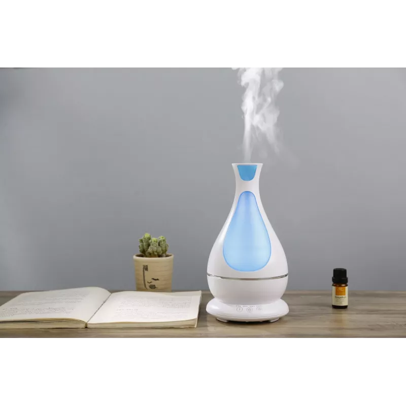 Minimu aróma difúzor s LED svetlom, 400 ml, biely