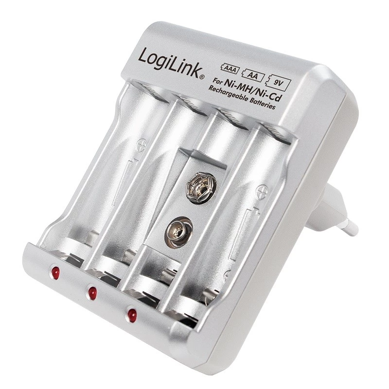 Nabíjačka batérií pre Ni-MH / Ni-Cd AA / AAA / 9V