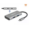 USB hub DeLOCK externý USB 10 Gbps USB Type-C hub 63260