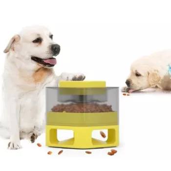 Doggy Village MT7130Y auto-bufet pre domáce zvieratá žltý