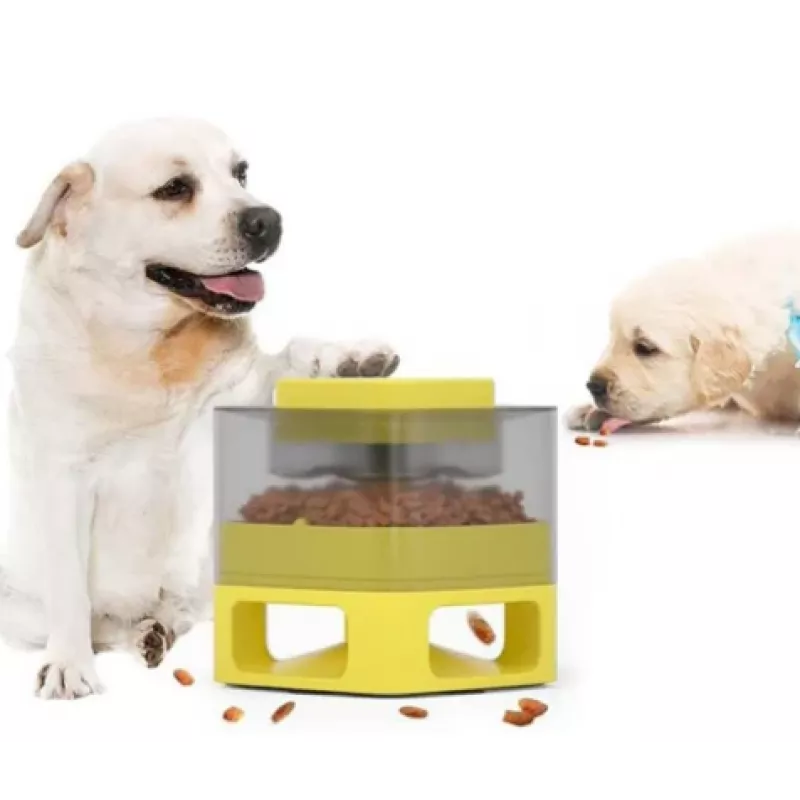 Doggy Village MT7130Y auto-bufet pre domáce zvieratá žltý