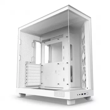 NZXT H6 Flow Mid-Tower skriňa - biela