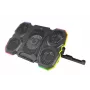 Chladiaci podstavec pod notebook ESPERANZA EGC107 – 3 ventilátory 1200–2600 ot/min, 390×255×38 mm, USB PD, RGB, 5 výškových polôh, čierny