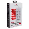 Predlžovacia zásuvka MACLEAN MCE389 W — 6 zásuviek, 4×USB-A, 1×USB-C, 2500W, 110–240V, 1,5 m kábel, biela