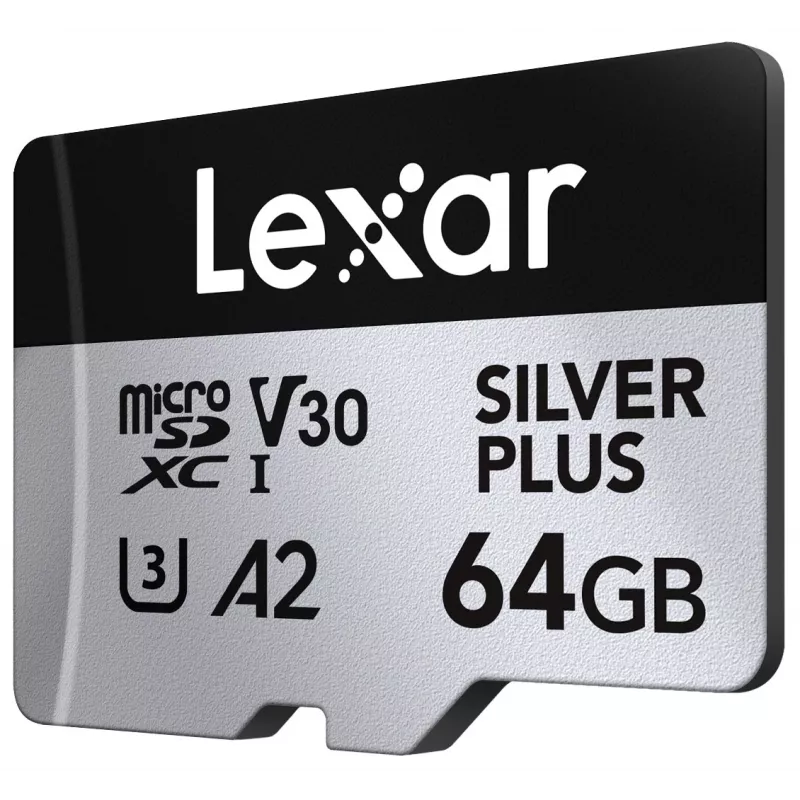 MicroSD karta Lexar 64 GB UHS-I trieda 3 SILVER PLUS