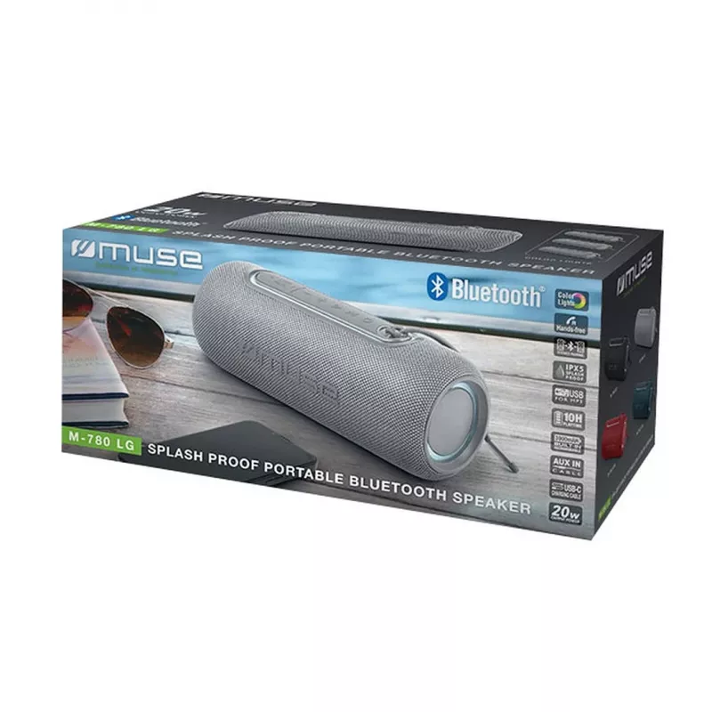Muse M-780 LG bezdrôtový reproduktor, strieborný