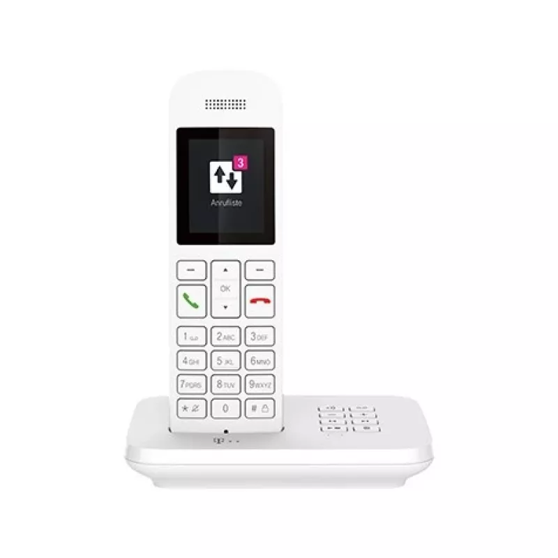 Telekom Sinus A12 analógový/DECT telefón biely