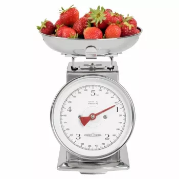 Mechanická kuchynská váha ProfiCook PC-KW 1247 – nehrdzavejúca oceľ, kapacita 5 kg, misa 1 L, funkcia tara