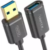 UNITEK Y-C457GBK USB kábel USB 3.2 Gen 1 (3.1 Gen 1) 1 m USB A čierny