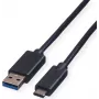 Secomp 11.44.9011 USB kábel 1 m USB 3.2 Gen 1 (3.1 Gen 1) USB A USB C čierny (11.44.9011)