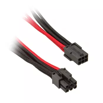 SilverStone 6-pinový PCIe na 6-pinový PCIe kábel 250 mm - čierna/červená