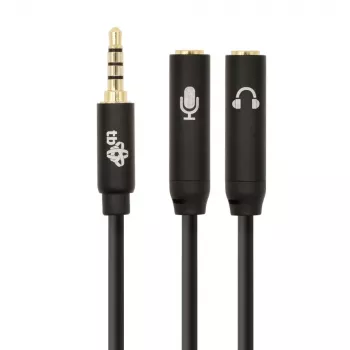 Adaptér TB 3,5-mm-mini jack rozbočovač 1x 3,5-mm konektor samec na 2x 3,5-mm konektor samica, model AKTBXAJ0P2J030B