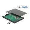 Rám pre SSD DeLOCK 42609 čierny M.2