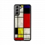 Ochranné puzdro iKins na Samsung Galaxy S21+ — Modrian čierna