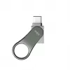 Silicon Power Mobile C80 USB kľúč 64 GB USB Type-A / USB Type-C 3.0 (3.1 Gen 1) titánová