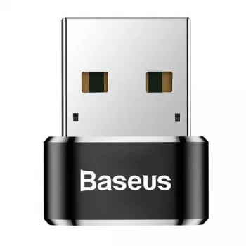 Baseus USB konektor samec na Type-C konektor samica adaptér konvertor čierny