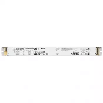 Predradník/LED driver Osram QTP5 2X14…35, životnosť 100000 h, vstup 198–264 V, 50/60 Hz, 24 A, -20–50 °C, 30×360×21 mm