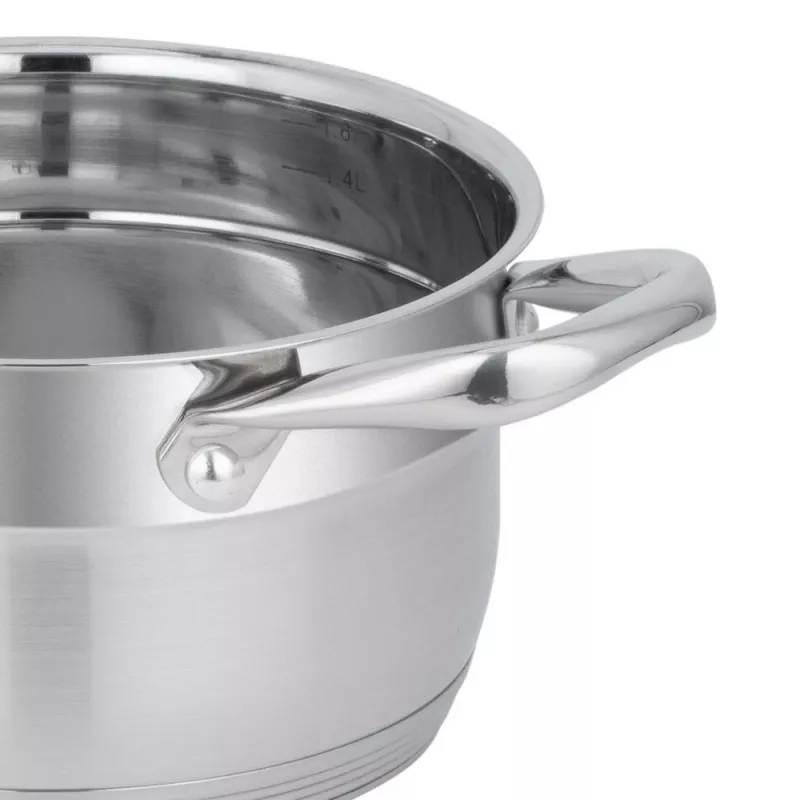 Okrúhly nerezový hrniec Resto Kitchenware Libra 1,9 L