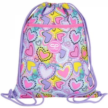 Športová taška CoolPack Vert Pastel Hearts