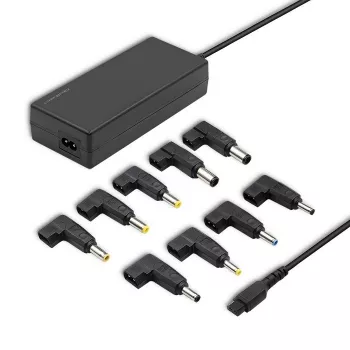 Qoltec 50012 automatický univerzálny napájací zdroj 90W | 9 konektorov | +napájací kábel