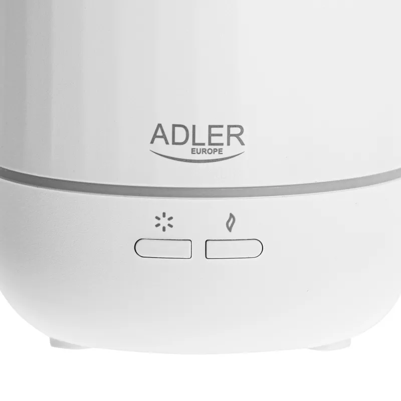 Ultrazvukový aromadifuzér Adler AD 7968 – biela, pre miestnosti do 25 m²