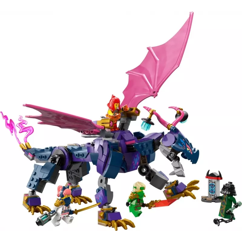 LEGO stavebnica NINJAGO 71842 Rontu majster drak — 381 dielov, 4 minifigúrky, výstavný model 130 mm