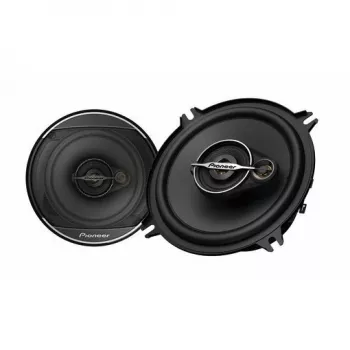 Pioneer TS-A1371F. Typ reproduktora: 3-pásmový, špičkový výkon: 300 W, menovitý výkon: 50 W. Montážna hĺbka: 5,4 cm, priemer basového reproduktora: 13,3 cm, výškový reproduktor