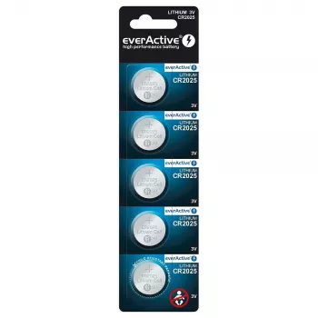 Lítiumová batéria mini everActive CR2025 - blister 5 ks