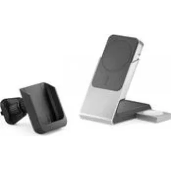 Prenosná powerbanka Alogic Matrix+ Wireless 3-in-1 nabíjacia stanica MagSafe + držiak s vetraním, 5000mAh