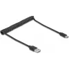 USB kábel DeLOCK 90133 USB 2.0 0,8 m čierny