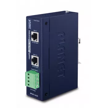 PLANET IPOE-162S - PoE rozbočovač (montáž na DIN lištu možná) - 48 - 56 V - 25 Watt - Ethernet 10/100/1000 - výstupné porty: 1