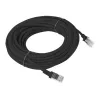 Sieťový kábel LANBERG PCU6-10CC-1000-BK RJ-45 Cat6 U/UTP 10 m čierny