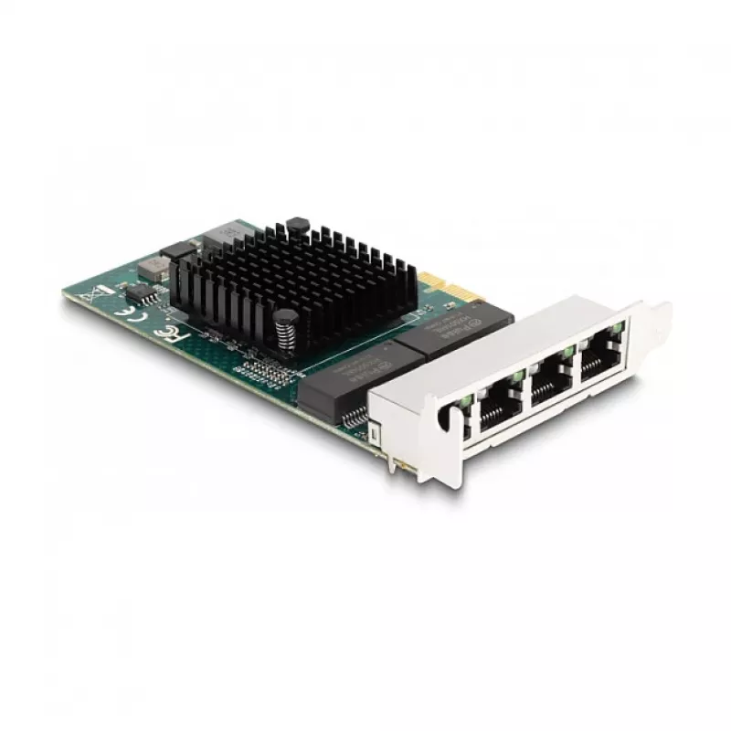 DeLOCK PCI Express x1 karta na 4 x RJ45 Gigabit LAN BCM