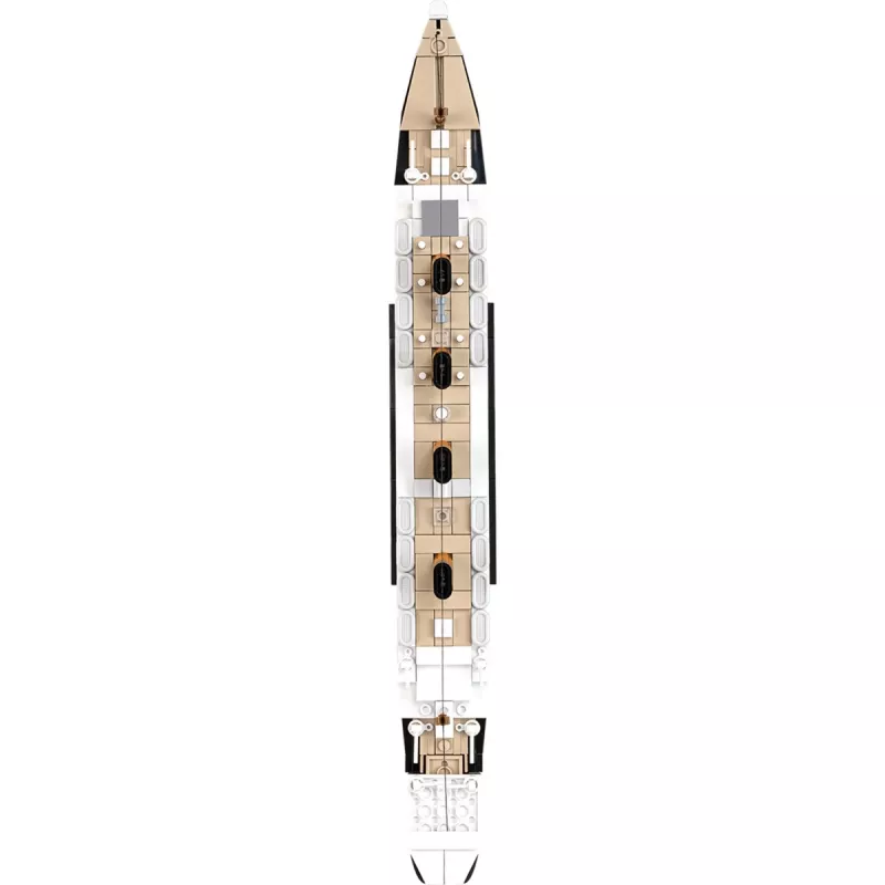 Stavebnica Cobi R.M.S. Titanic model 593 dielov COBI-1680 — modelové kocky v mierke