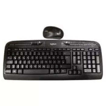 Logitech Wireless Combo MK330, sada klávesnica-myš, nemecká, čierna (920-003967)