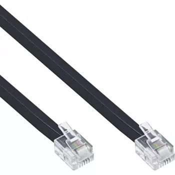 InLine modulárny kábel RJ12 konektor samec / konektor samec 6P6C 20m