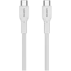 CANYON kábel OnWire 60CL C-C 60W COLOR pletený 1m biely
