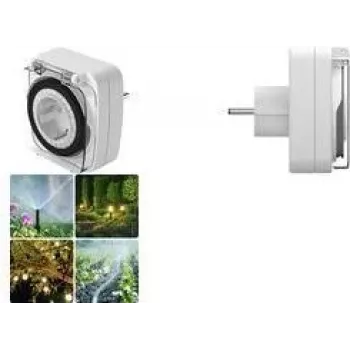 ANSMANN Mechanické spínacie hodiny Outdoor AES7, biela - pre trh: D / NL / A / L - 1 kus (1260-0013)