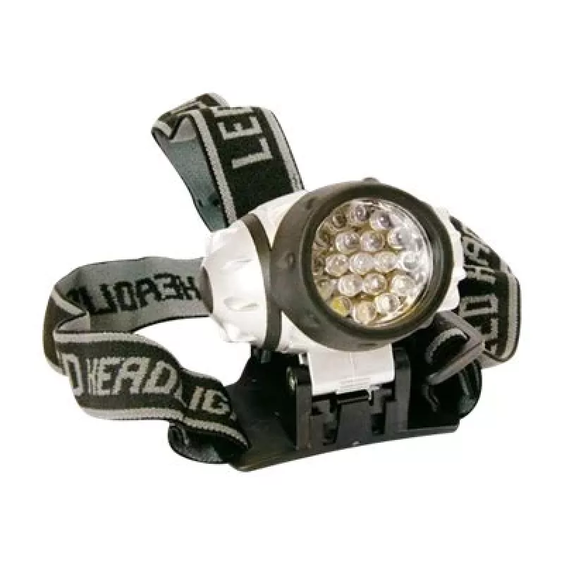 Arcas Čelová lampa 19 LED 4 svetelné funkcie