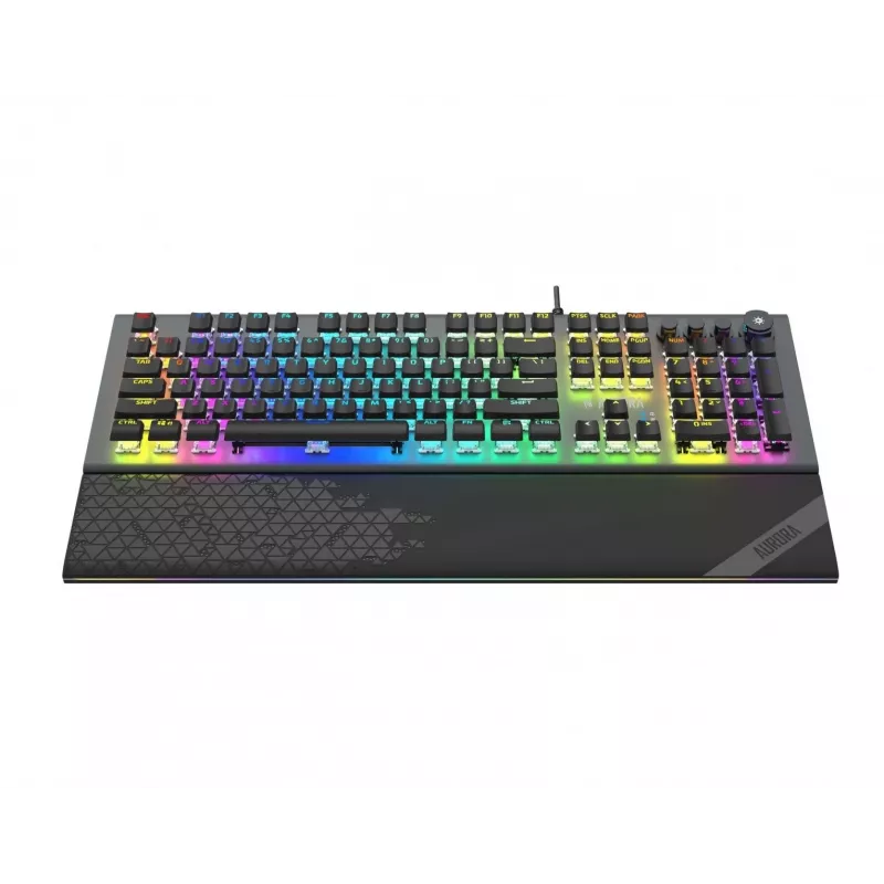 iBox Aurora K-5 klávesnica USB QWERTY strieborná