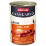 Mokré krmivo pre psy animonda GranCarno Original Junior — hovädzie a kuracie, 400 g konzerva, pre fázu rastu, bez lepku a sóje