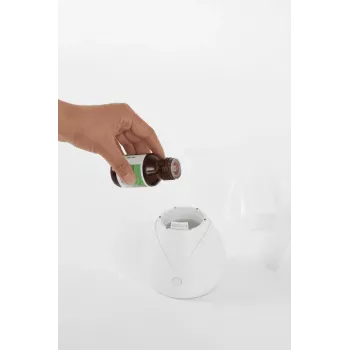 Aroma difuzér Stylies Luna biela — ultrazvukový difuzér, Ø 10 cm, V 215 mm, 6 W, 220 g