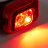 Čierna čelová lampa Diamond Storm 450 s čiernou, červenou čelenkou