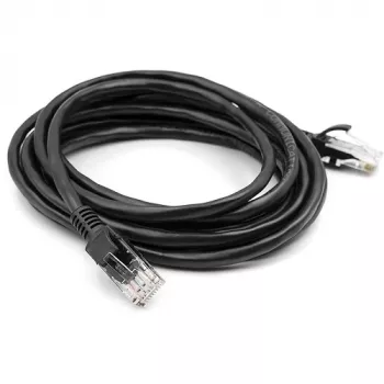 Kábel Cat5E UTP, 3 m, čierna