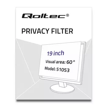 Qoltec 51053 filter proti videniu pre displej 48.3 cm (19) monitor