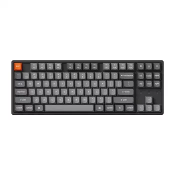 Keychron K8 Max klávesnica Univerzálna USB RF Wireless Bluetooth Čierna 87 klávesov RGB LED